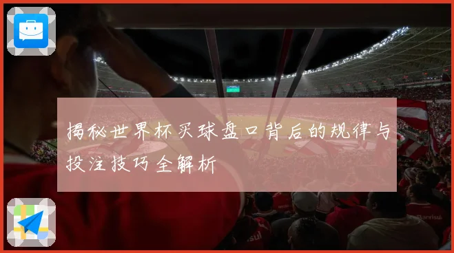揭秘世界杯买球盘口背后的规律与投注技巧全解析