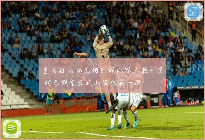 皇马近七场无姆巴佩比赛六胜一负 姆巴佩首发近七场仅获一胜